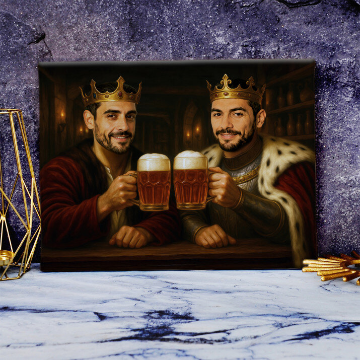 Królowie z piwem - Królewski portret