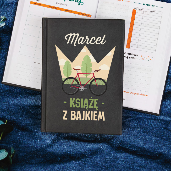 Książę z bajkiem - Planer Książkowy A5