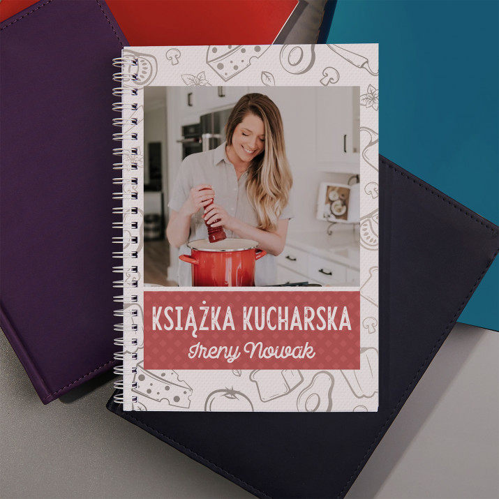 Książka kucharska - Zeszyt na spirali A5