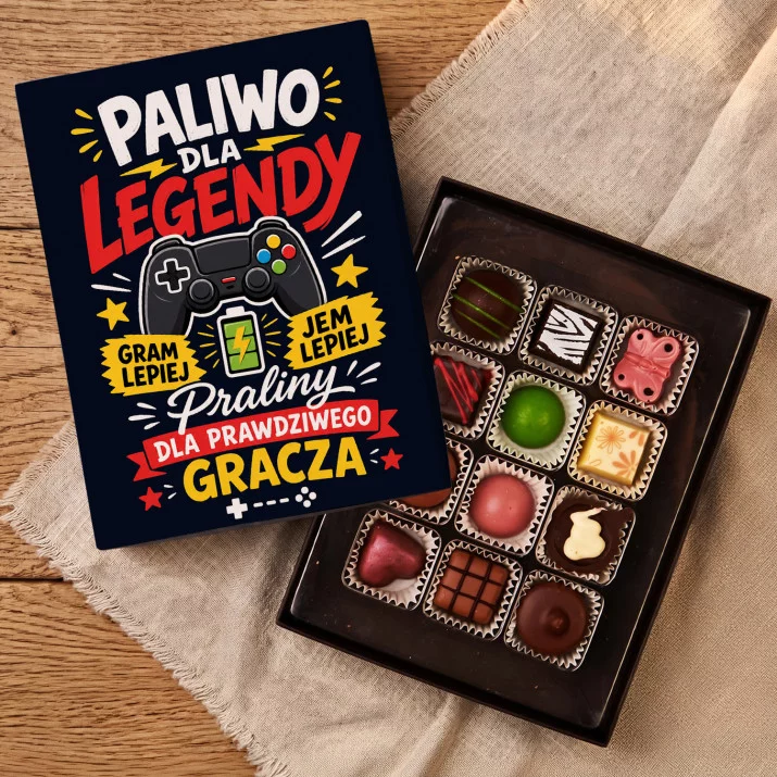 Czekoladki Dla Gracza Prezent Dla Mężczyzny: Paliwo Dla Legendy Czekoladki Dla Gracza Prezent Dla Mężczyzny: Paliwo Dla Legendy