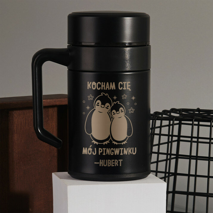 Mój pingwinek - Kubek termiczny 400 ml