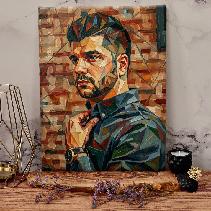 Kubizm - Stylowy portret
