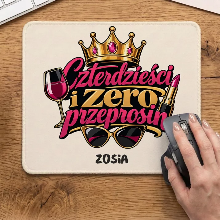 Podkładka Pod Myszkę Dla 40 Latki Prezent Na 40 Urodziny Dla Kobiety: Czterdzieści I Zero Podkładka Pod Myszkę Dla 40 Latki Prezent Na 40 Urodziny Dla Kobiety: Czterdzieści I Zero