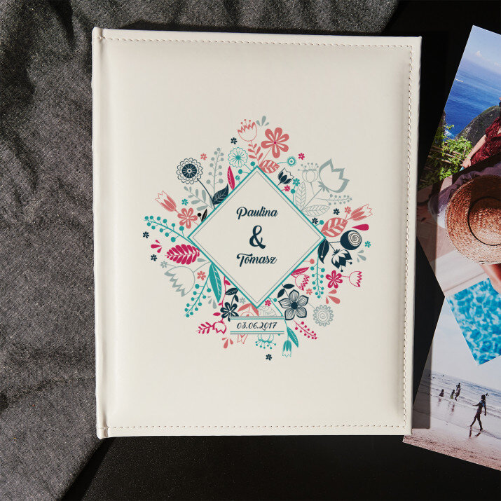 Kwiaty - Personalizowany Album na zdjęcia