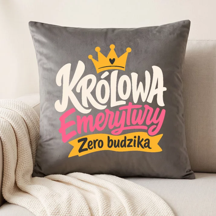 Poduszka Dekoracyjna Na Odejście Na Emeryturę Prezent Dla Emeryta Kobiety: Królowa Emerytury Poduszka Dekoracyjna Na Odejście Na Emeryturę Prezent Dla Emeryta Kobiety: Królowa Emerytury