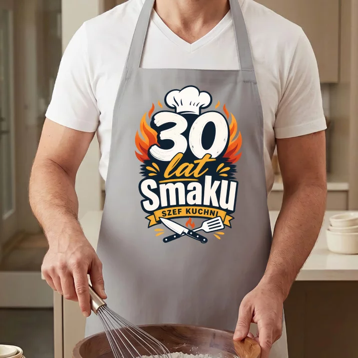 Fartuch Dla 30 Latka Prezent Na 30 Urodziny Dla Mężczyzny: 30 Lat Smaku - Szef Kuchni