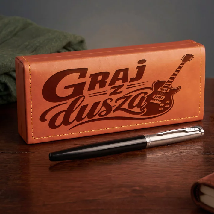 Pióro Wieczne Parker W Etui Dla Gitarzysty Prezent Dla Mężczyzny: Gitarowa Elegancja Pióro Wieczne Parker W Etui Dla Gitarzysty Prezent Dla Mężczyzny: Gitarowa Elegancja