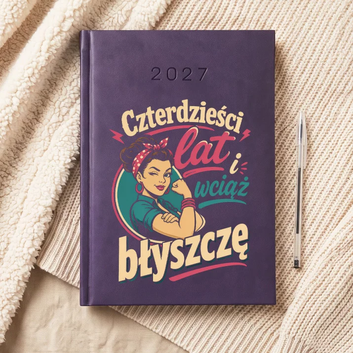 Kalendarz Książkowy A5 2027 Dla 40 Latki Prezent Na 40 Urodziny Dla Kobiety: Vintage Gwiazda Kalendarz Książkowy A5 2027 Dla 40 Latki Prezent Na 40 Urodziny Dla Kobiety: Vintage Gwiazda