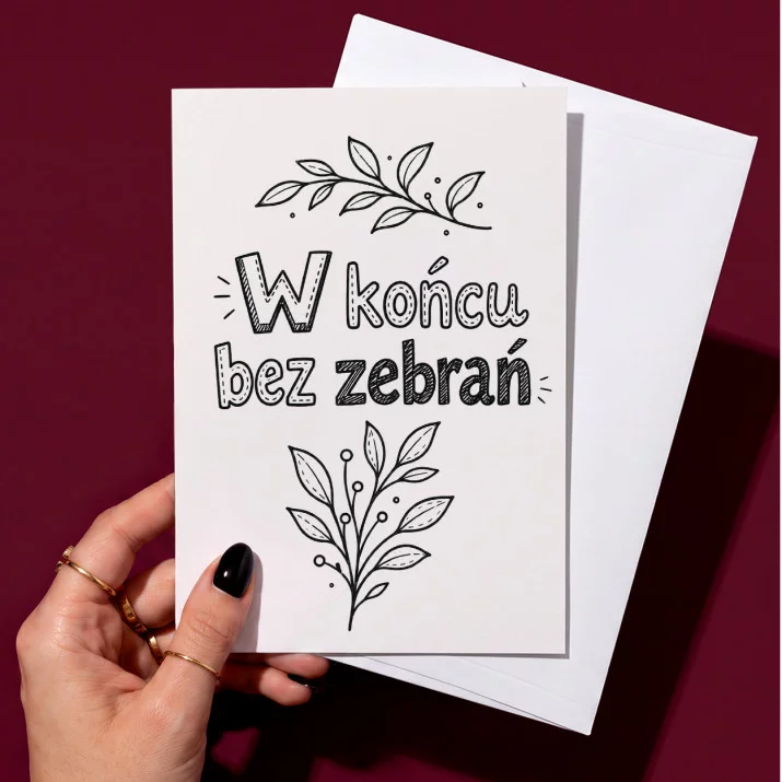 Kartka z Życzeniami Na Odejście Z Pracy Dla Mężczyzny: Ironiczny Odpoczynek