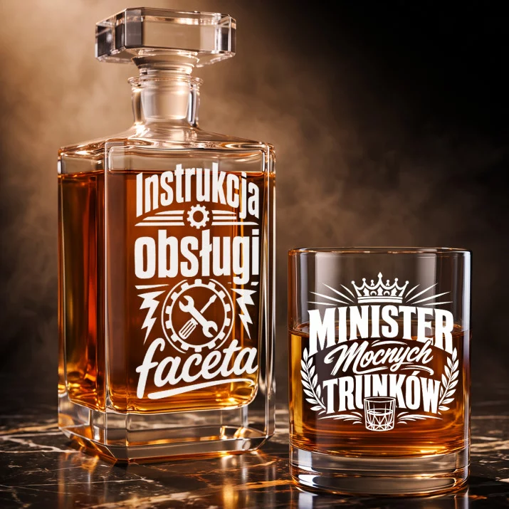 Zestaw Do Whisky Dla Niego Prezent Na Walentynki Dla Mężczyzny: Instrukcja Obsługi Faceta