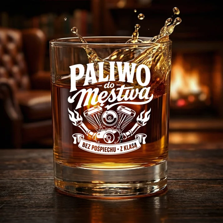 Szklanka Do Whisky Dla Mężczyzny Prezent Dla Mężczyzny: Paliwo Do Męstwa Szklanka Do Whisky Dla Mężczyzny Prezent Dla Mężczyzny: Paliwo Do Męstwa
