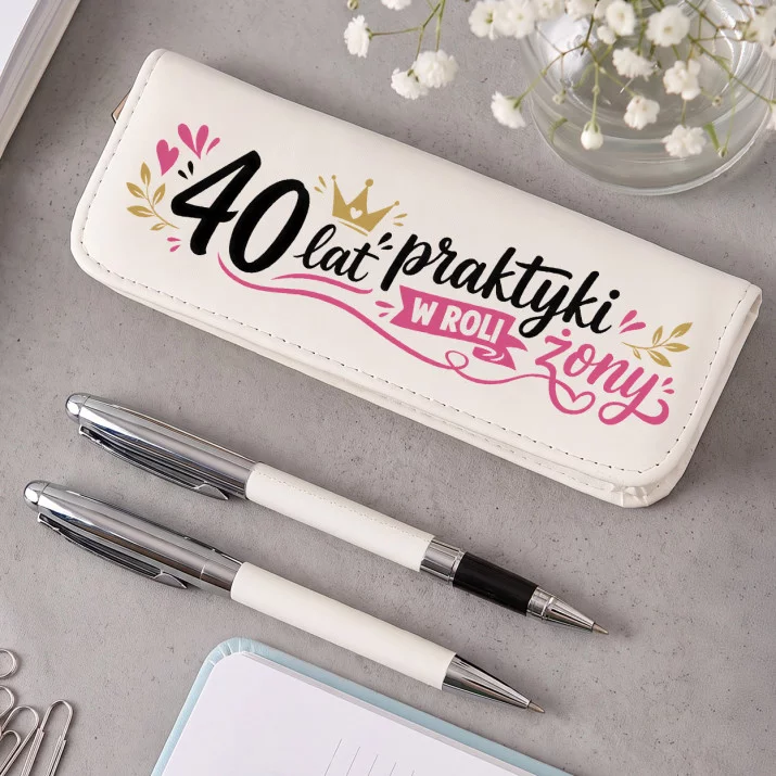 Zestaw Pióro i Długopis w Etui Na 40 Rocznicę Ślubu Prezent Dla Kobiety: Pióro I Oddanie Zestaw Pióro i Długopis w Etui Na 40 Rocznicę Ślubu Prezent Dla Kobiety: Pióro I Oddanie