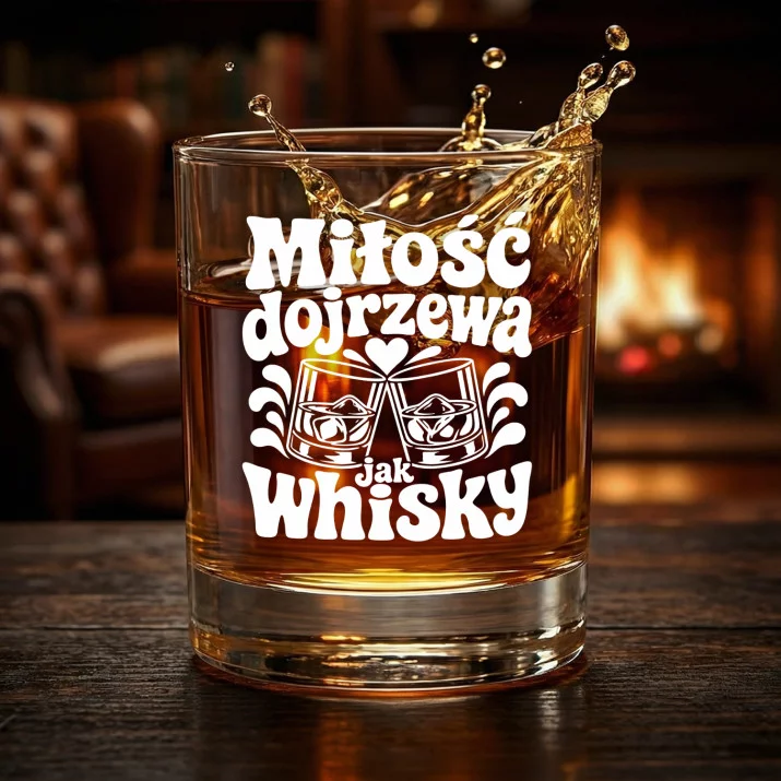 Szklanka Do Whisky Na Rocznicę Ślubu Prezent Na Walentynki Dla Kobiety: Miłość Dojrzewa Jak Whisky Szklanka Do Whisky Na Rocznicę Ślubu Prezent Na Walentynki Dla Kobiety: Miłość Dojrzewa Jak Whisky