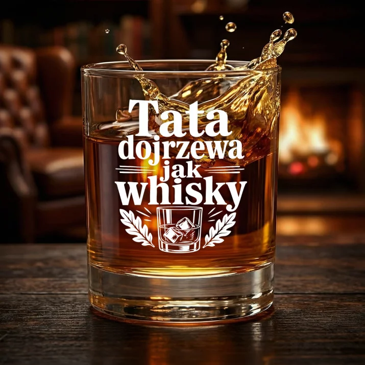 Szklanka Do Whisky Dla Taty Prezent Na Dzień Ojca Dla Mężczyzny: Tata Dojrzewa Jak Whisky Szklanka Do Whisky Dla Taty Prezent Na Dzień Ojca Dla Mężczyzny: Tata Dojrzewa Jak Whisky