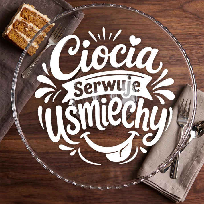Patera Na Ciasto Dla Cioci Prezent Dla Kobiety: Serwowanie Radości Patera Na Ciasto Dla Cioci Prezent Dla Kobiety: Serwowanie Radości