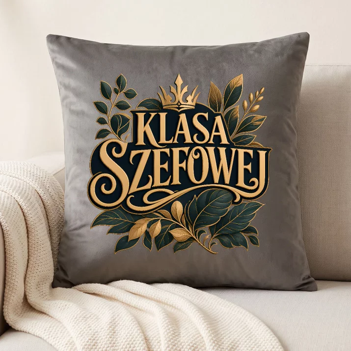 Poduszka Dekoracyjna Dla Szefowej Prezent Dla Kobiety: Klasa Szefowej Poduszka Dekoracyjna Dla Szefowej Prezent Dla Kobiety: Klasa Szefowej
