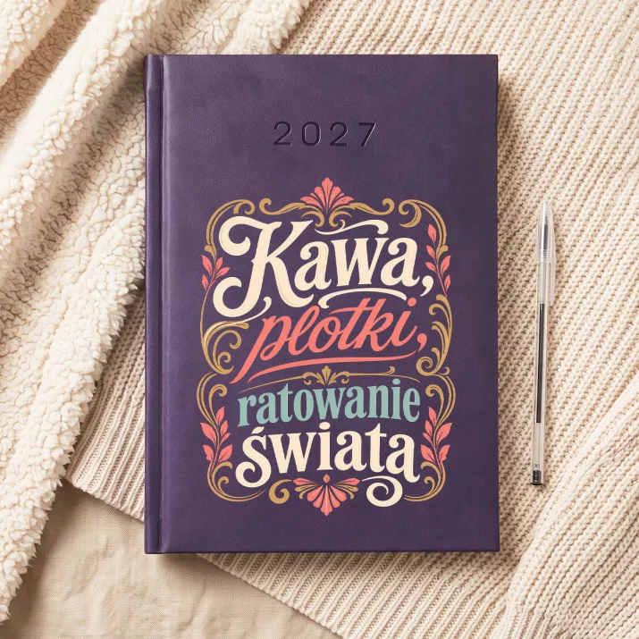 Kalendarz Książkowy A5 2027 Dla Przyjaciółki Prezent Dla Kobiety: Kawiarniany Humor Kalendarz Książkowy A5 2027 Dla Przyjaciółki Prezent Dla Kobiety: Kawiarniany Humor