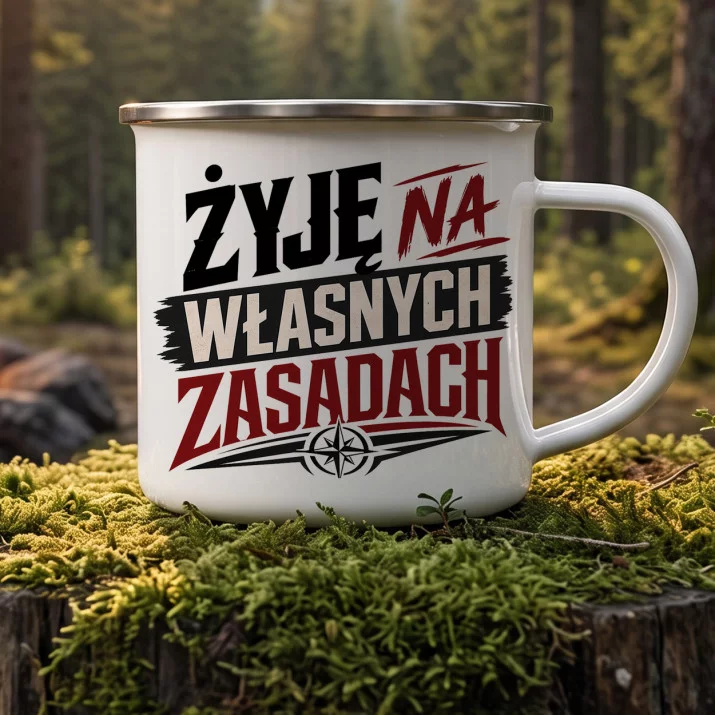 Kubek Emaliowany Na 60 Urodziny Prezent Dla 60 Latka Mężczyzny: Manifest Życiowych Zasad