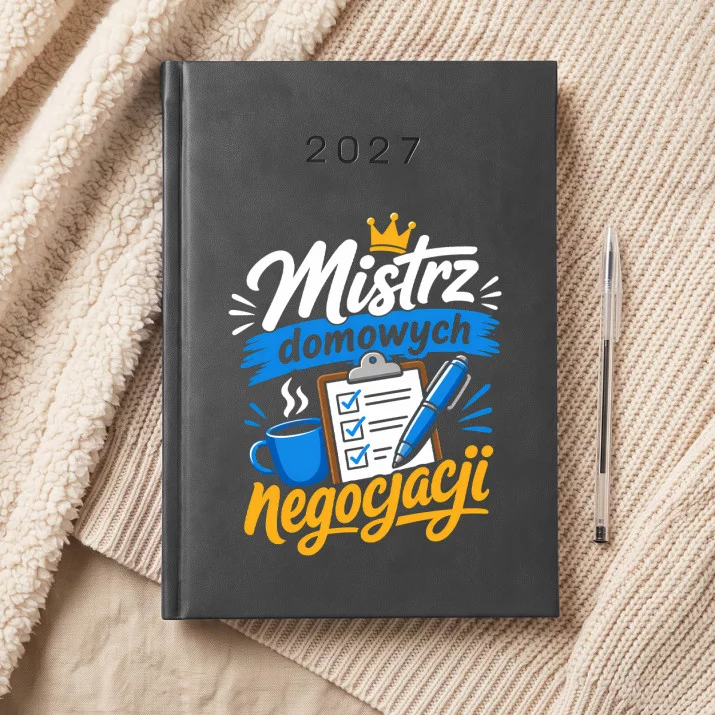 Kalendarz Książkowy A5 2027 Dla Męża Prezent Na Rocznicę Ślubu Dla Mężczyzny: Domowy Negocjator Kalendarz Książkowy A5 2027 Dla Męża Prezent Na Rocznicę Ślubu Dla Mężczyzny: Domowy Negocjator