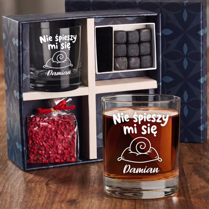 Zestaw Prezentowy Whisky Dla Seniora Dla Mężczyzny: Nie Śpieszy Mi Się
