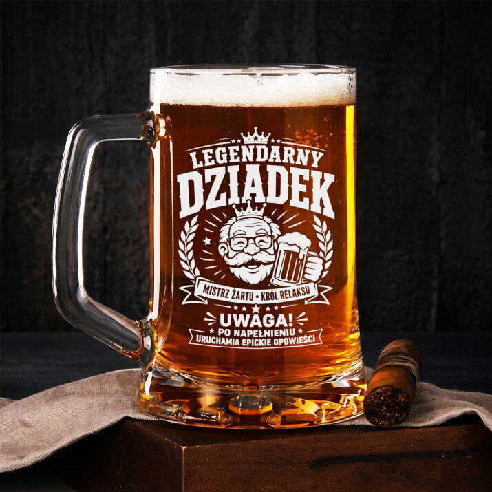 Kufel Dla Dziadka Prezent Na Dzień Dziadka Dla Mężczyzny: Legendarny Dziadek