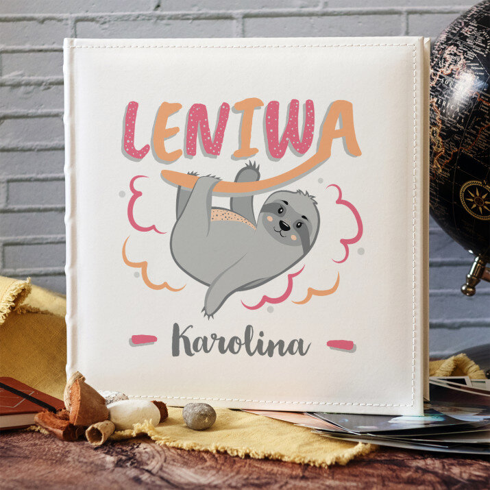 Leniwa - Personalizowany Album na zdjęcia Leniwa - Personalizowany Album na zdjęcia