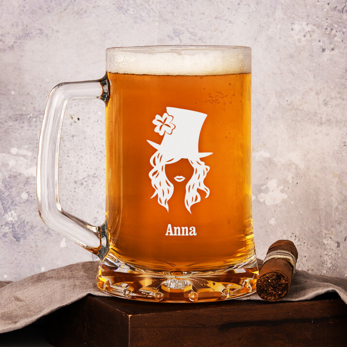 Leprechaun ona - personalizowany kufel