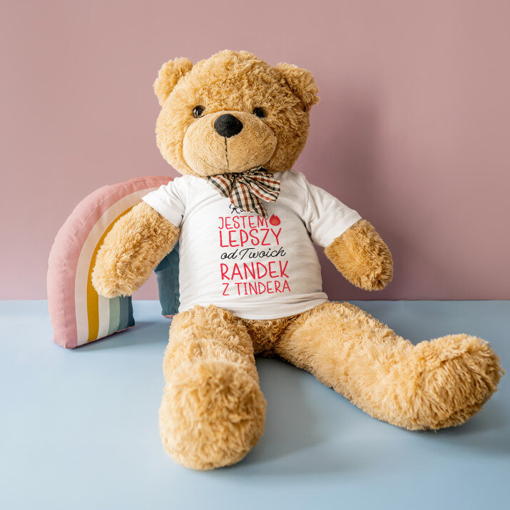 Lepszy od randek z tindera - Pluszowy miś 90 cm