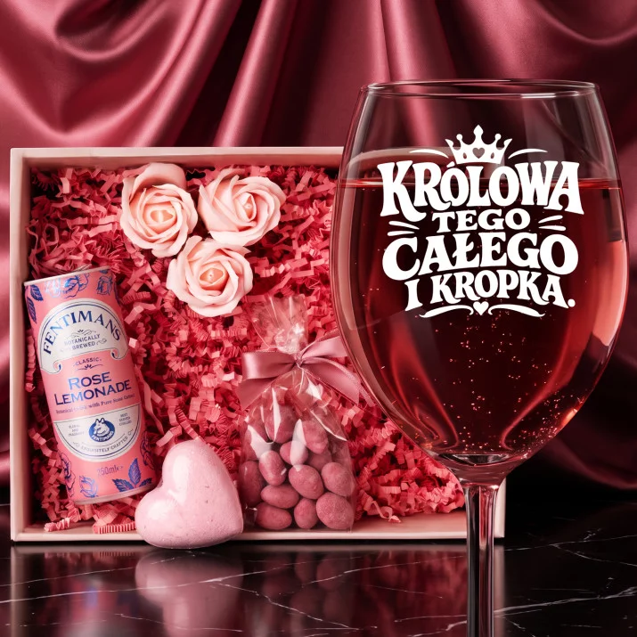 Różowy Zestaw Prezentowy Na Dzień Matki Dla Mamy Kobiety: Królowa Tego Całego