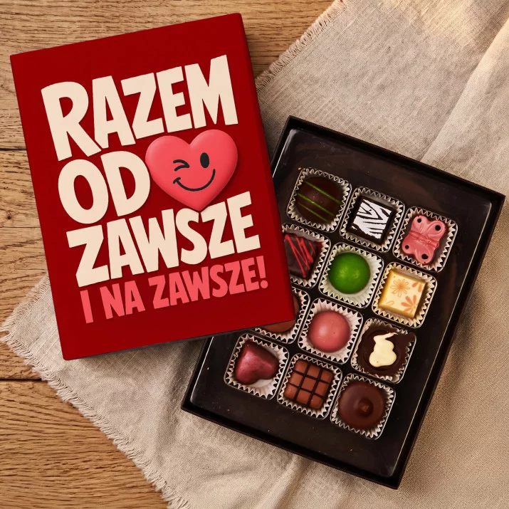 Czekoladki Na Rocznicę Prezent Na Walentynki : Razem Od Zawsze Czekoladki Na Rocznicę Prezent Na Walentynki : Razem Od Zawsze
