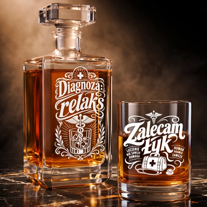 Zestaw Do Whisky Dla Lekarza Prezent Dla Mężczyzny: Diagnoza, Relaks