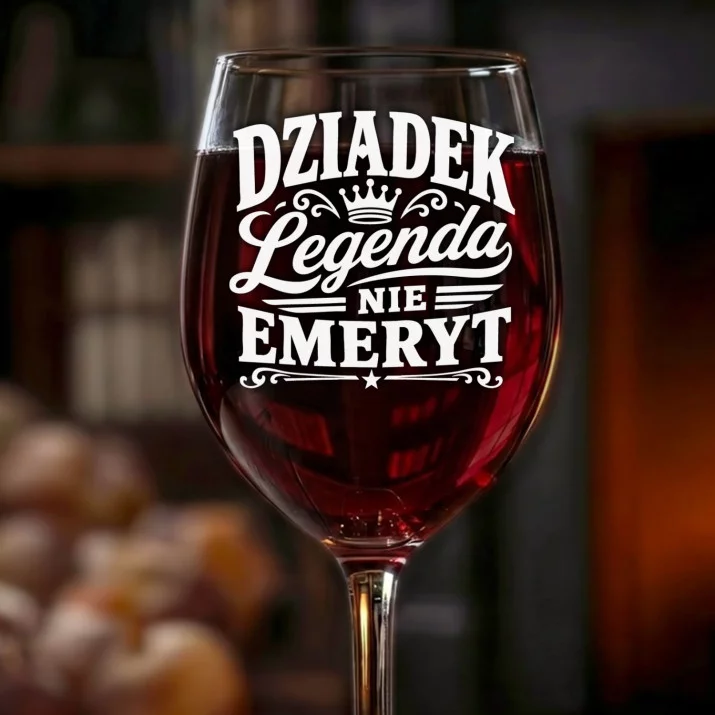 Kieliszek Do Wina Dla Dziadka Prezent Na Dzień Dziadka Dla Mężczyzny: Dziadek Legenda Kieliszek Do Wina Dla Dziadka Prezent Na Dzień Dziadka Dla Mężczyzny: Dziadek Legenda