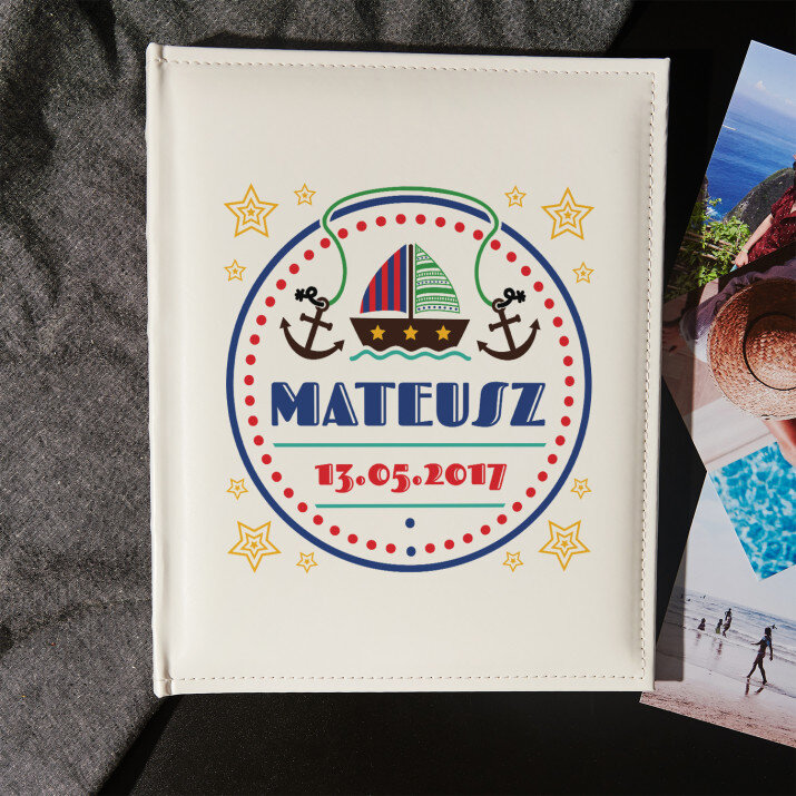 Łódka - Personalizowany Album na zdjęcia