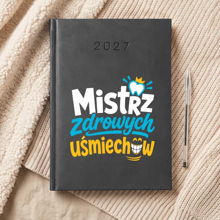Kalendarz Książkowy A5 2027 Dla Dentysty Prezent Dla Mężczyzny: Typograficzny Humor Kalendarz Książkowy A5 2027 Dla Dentysty Prezent Dla Mężczyzny: Typograficzny Humor