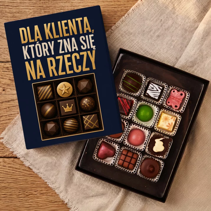 Czekoladki Dla Klienta Prezent Dla Mężczyzny: Dla Klienta Premium Czekoladki Dla Klienta Prezent Dla Mężczyzny: Dla Klienta Premium
