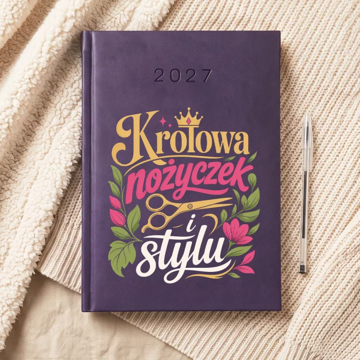 Kalendarz Książkowy A5 2027 Dla Fryzjerki Prezent Dla Kobiety: Botaniczna Stylistka Kalendarz Książkowy A5 2027 Dla Fryzjerki Prezent Dla Kobiety: Botaniczna Stylistka