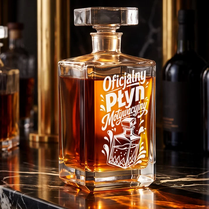 Karafka Do Whisky z Grawerem Na Urodziny Prezent: Płynna Motywacja Karafka Do Whisky z Grawerem Na Urodziny Prezent: Płynna Motywacja