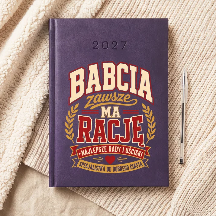 Kalendarz Książkowy A5 2027 Dla Babci Prezent Na Dzień Babci Dla Kobiety: Babciarski Varsity Kalendarz Książkowy A5 2027 Dla Babci Prezent Na Dzień Babci Dla Kobiety: Babciarski Varsity