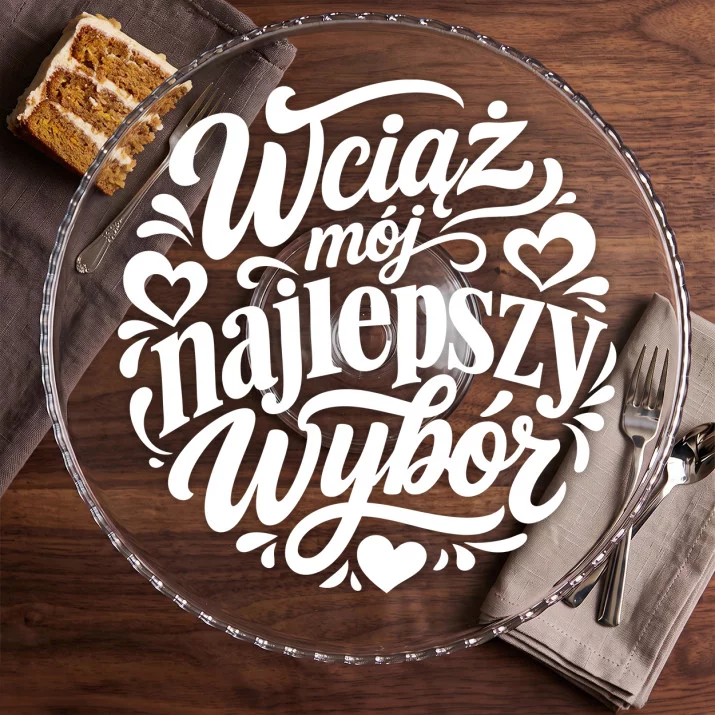 Patera Na Ciasto Na Rocznicę Ślubu Prezent Na Walentynki Dla Kobiety: Zabawna Elegancja