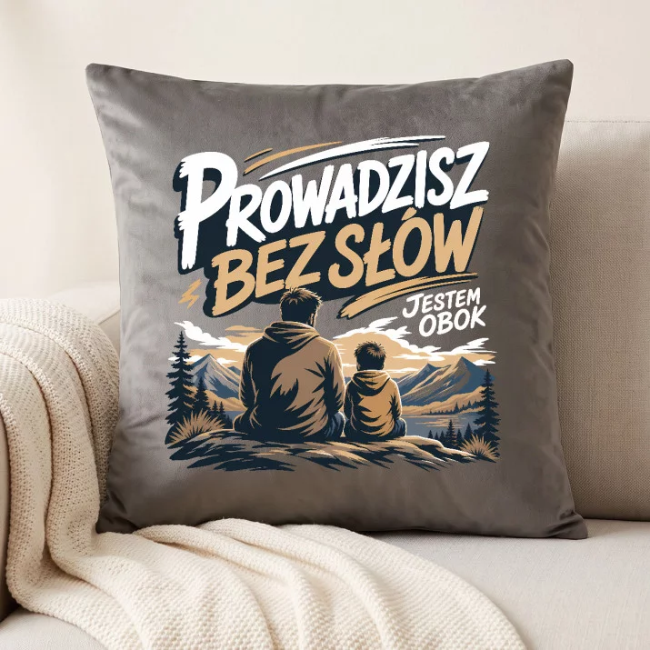 Poduszka Dekoracyjna Dla Mężczyzny Prezent Dla Mężczyzny: Prowadzisz Bez Słów Poduszka Dekoracyjna Dla Mężczyzny Prezent Dla Mężczyzny: Prowadzisz Bez Słów