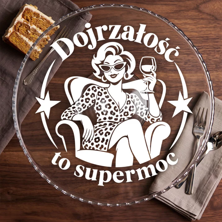 Patera Na Ciasto Dla Dojrzałej Kobiety Prezent Dla Kobiety: Humor Z Klasą Patera Na Ciasto Dla Dojrzałej Kobiety Prezent Dla Kobiety: Humor Z Klasą