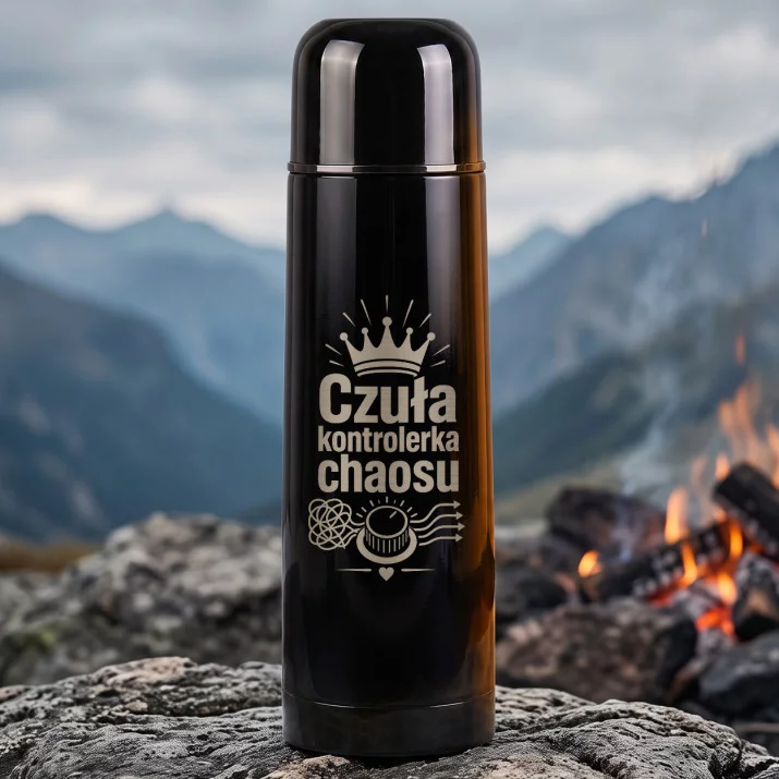 Termos 500ml Dla Mamy Prezent Na Dzień Mamy Dla Kobiety: Czuła Kontrolerka Chaosu