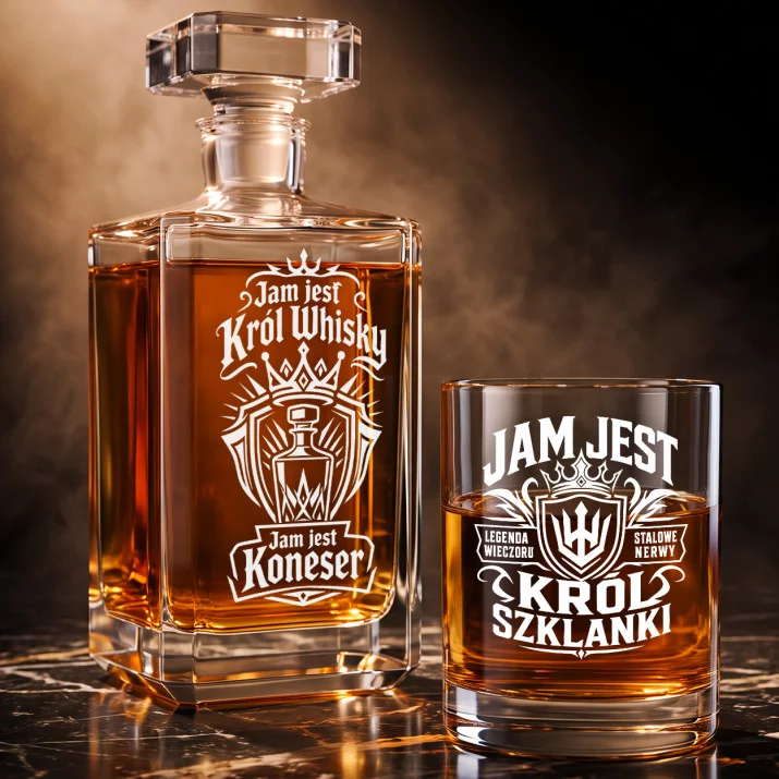 Zestaw Do Whisky Dla Mężczyzny Prezent Dla Mężczyzny: Korona Whisky Zestaw Do Whisky Dla Mężczyzny Prezent Dla Mężczyzny: Korona Whisky