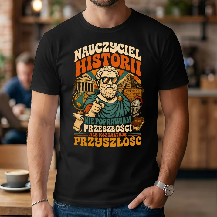 Koszulka Męska Dla Nauczyciela Historii Prezent Na Dzień Nauczyciela Dla Mężczyzny: Nie Poprawiam