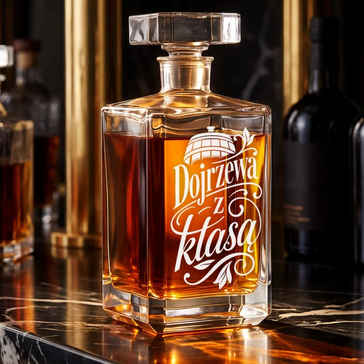 Karafka Do Whisky z Grawerem Na 50 Urodziny Prezent: Elegancja Dojrzałości