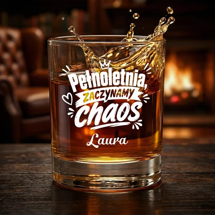 Szklanki Do Whisky z Grawerem Na 18 Prezent Dla Kobiety: Pełnoletnia, Zaczynamy Szklanki Do Whisky z Grawerem Na 18 Prezent Dla Kobiety: Pełnoletnia, Zaczynamy