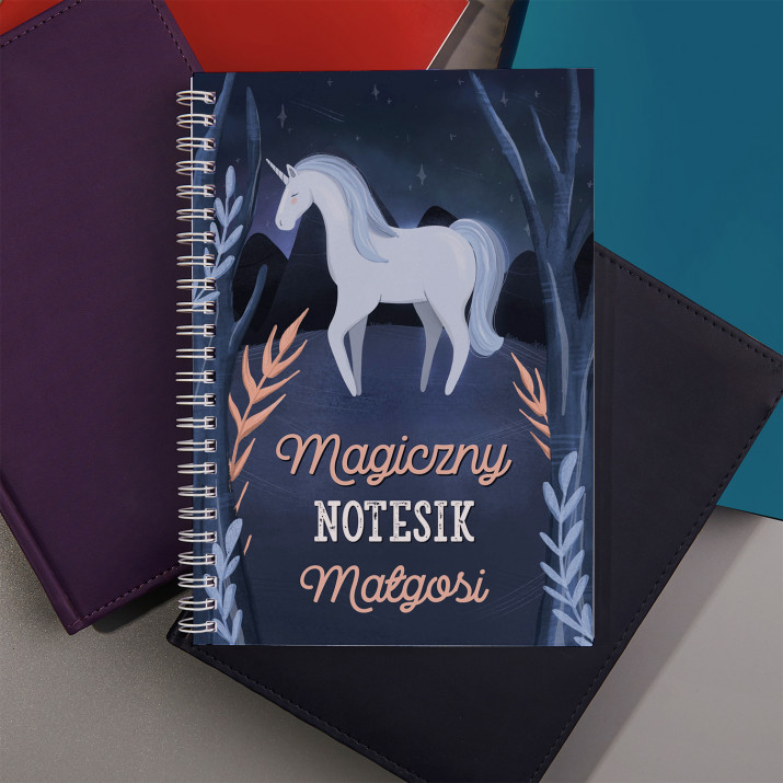 Magiczny notesik - Zeszyt na spirali A5