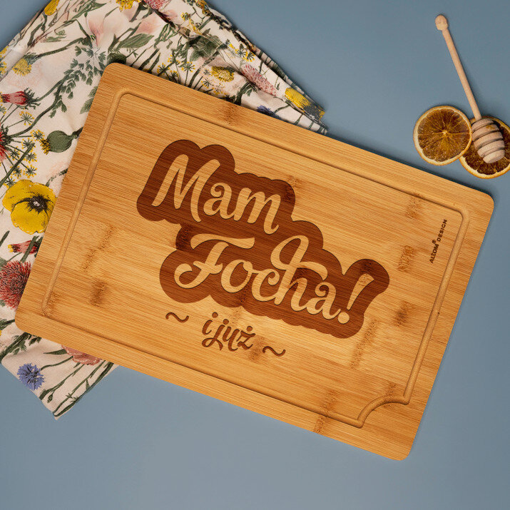 Mam focha - deska do krojenia z grawerem
