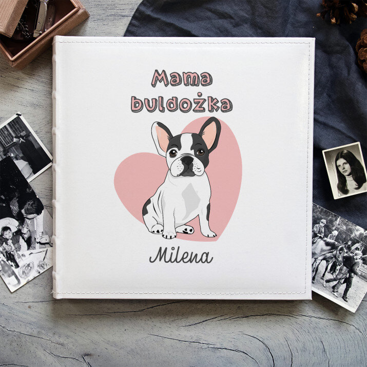 Mama buldożka - Personalizowany Album na zdjęcia Mama buldożka - Personalizowany Album na zdjęcia