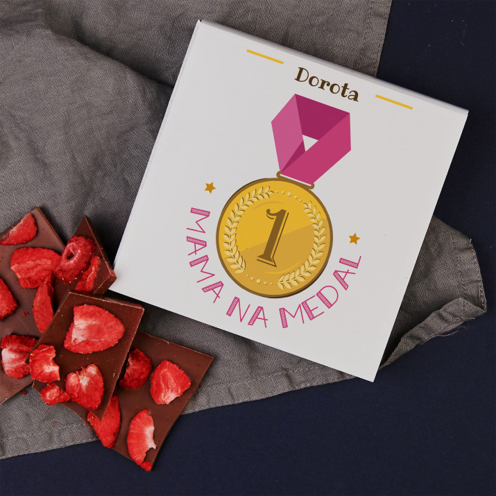 Mama na medal - Czekolada z truskawkami